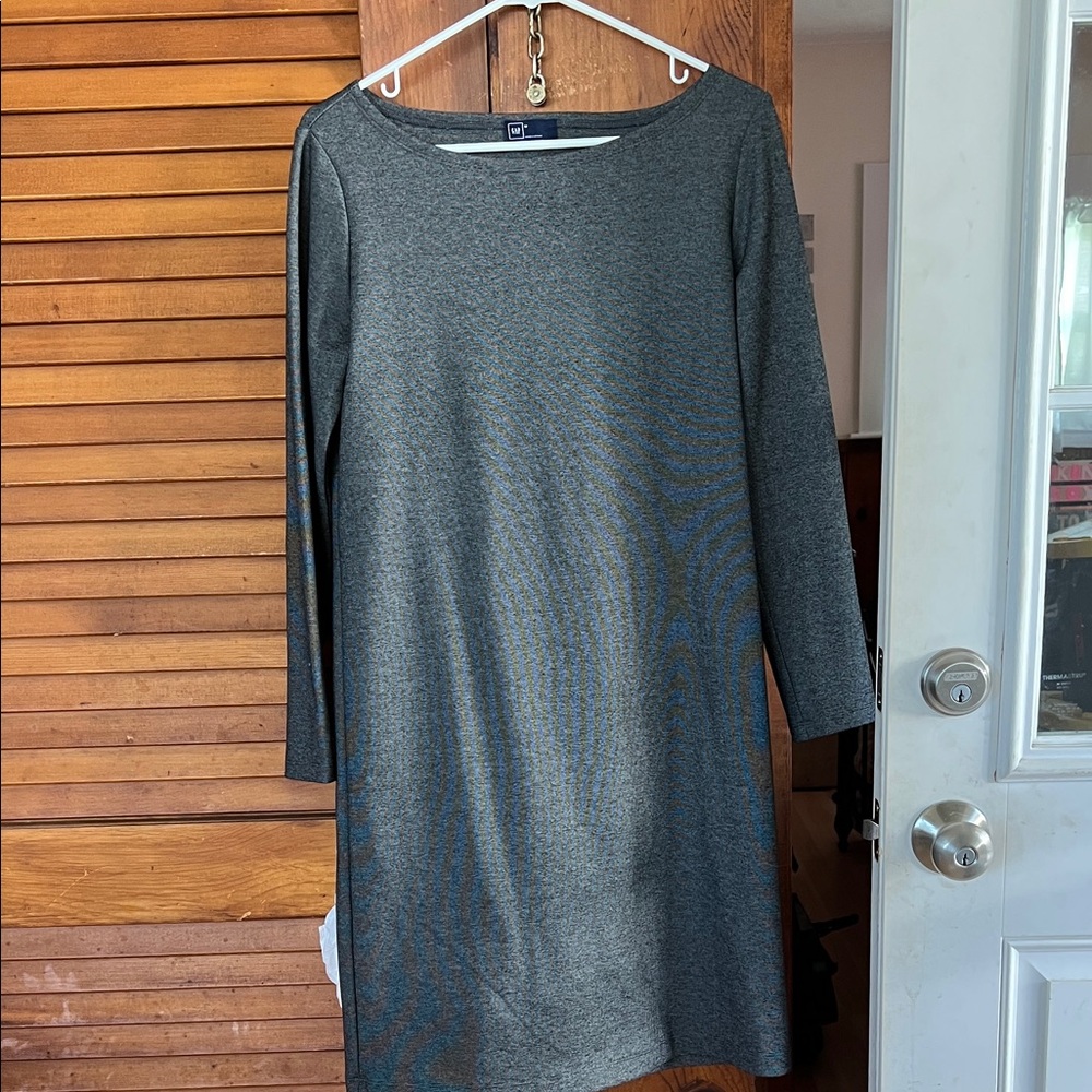 GAP Charcoal Long Sleeve Dress